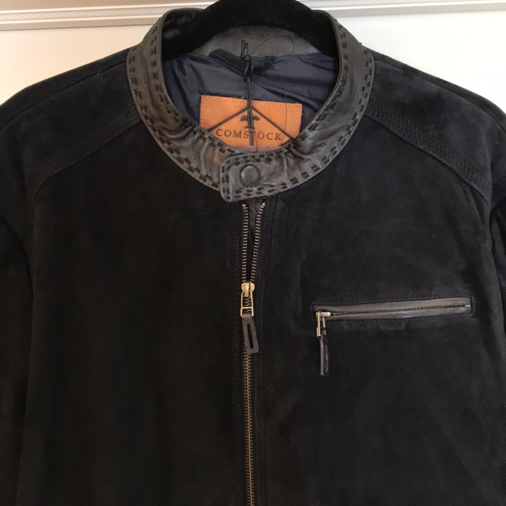 🔥 Deep Navy Suede Jacket